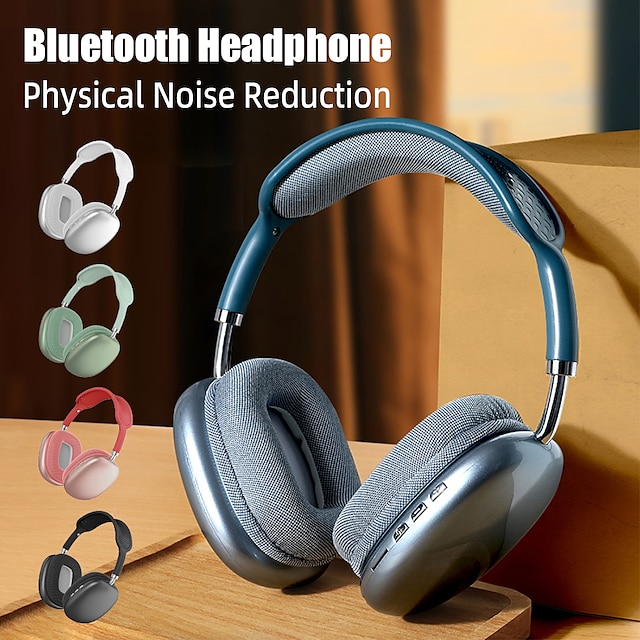 Headphones Bluetooth Physical Noise Reduction Headsets Stereo Sound Earphones for Phone PC Gaming Earpiece on Head Gift