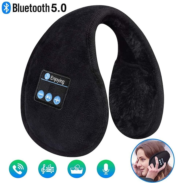 Earmuffs, Headphones Ear muff for Sleep, Bluetooth Ear Warmers Winter Earphone, Women Men Music Muff