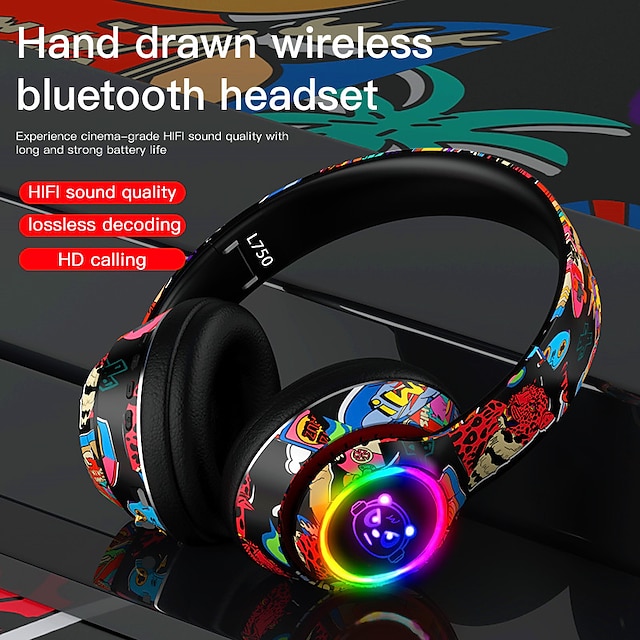 L750 Bluetooth Headset Foldable Stereo Gaming Headset Headmounted Plug-in Mobile Phone And Computer General Headphones